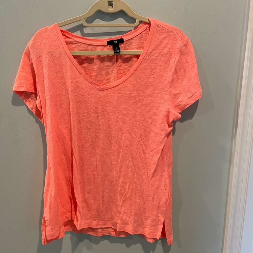 GAP Coral Short Sleeve Relaxed T-Shirt